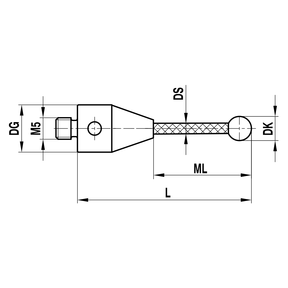 Zeichnung vom Produkt TC M5 100 10 205