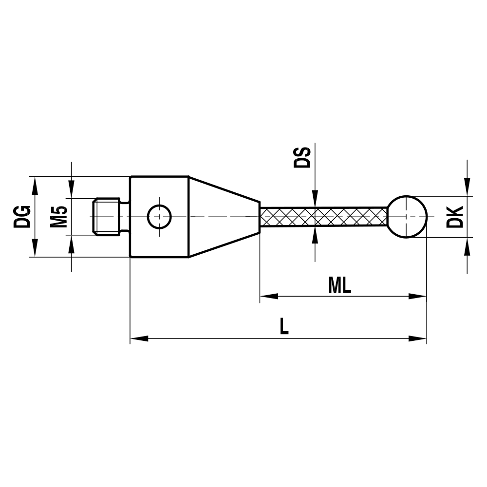 Zeichnung vom Produkt TC M5 Z60 10 053