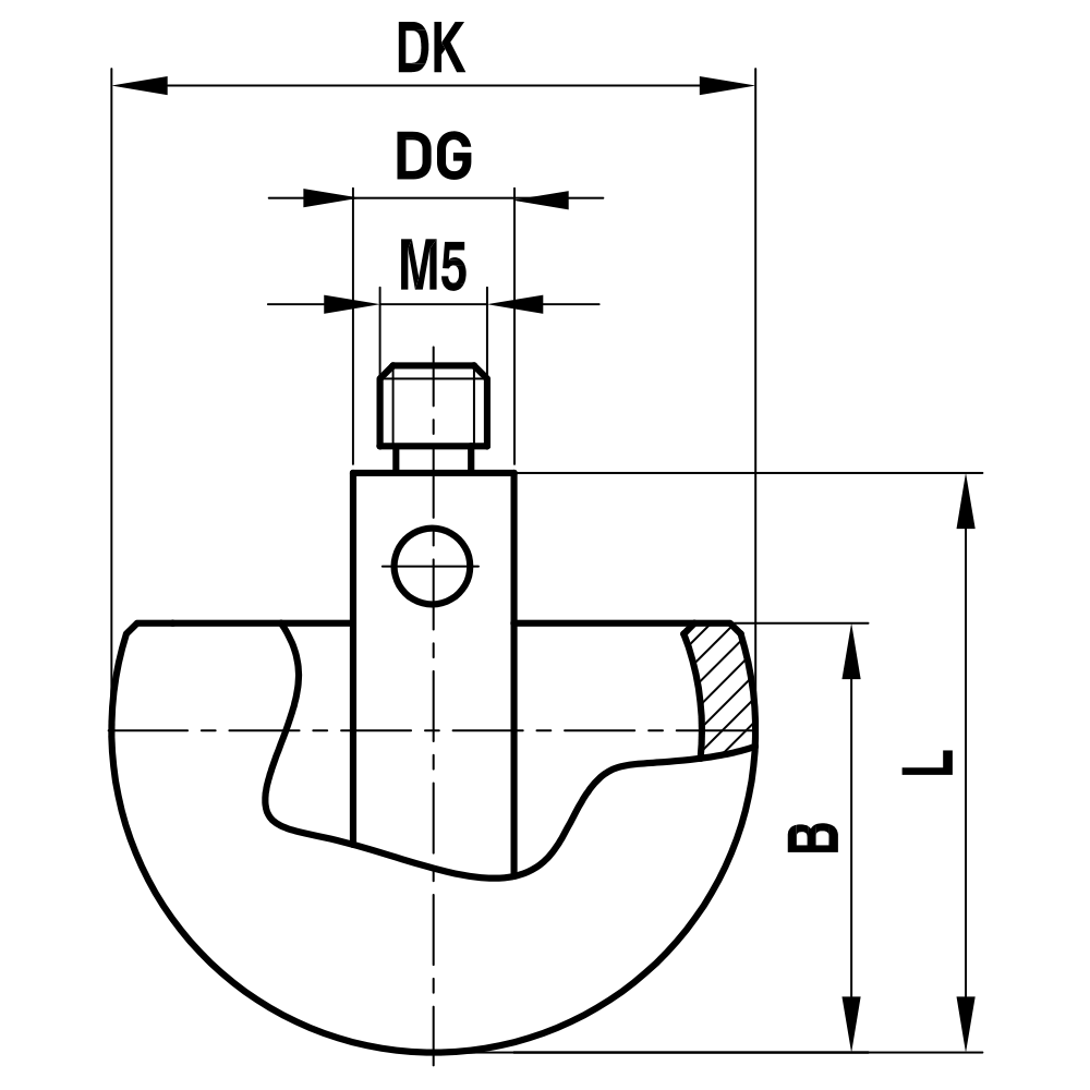 Zeichnung vom Produkt HK M5 180 10 020