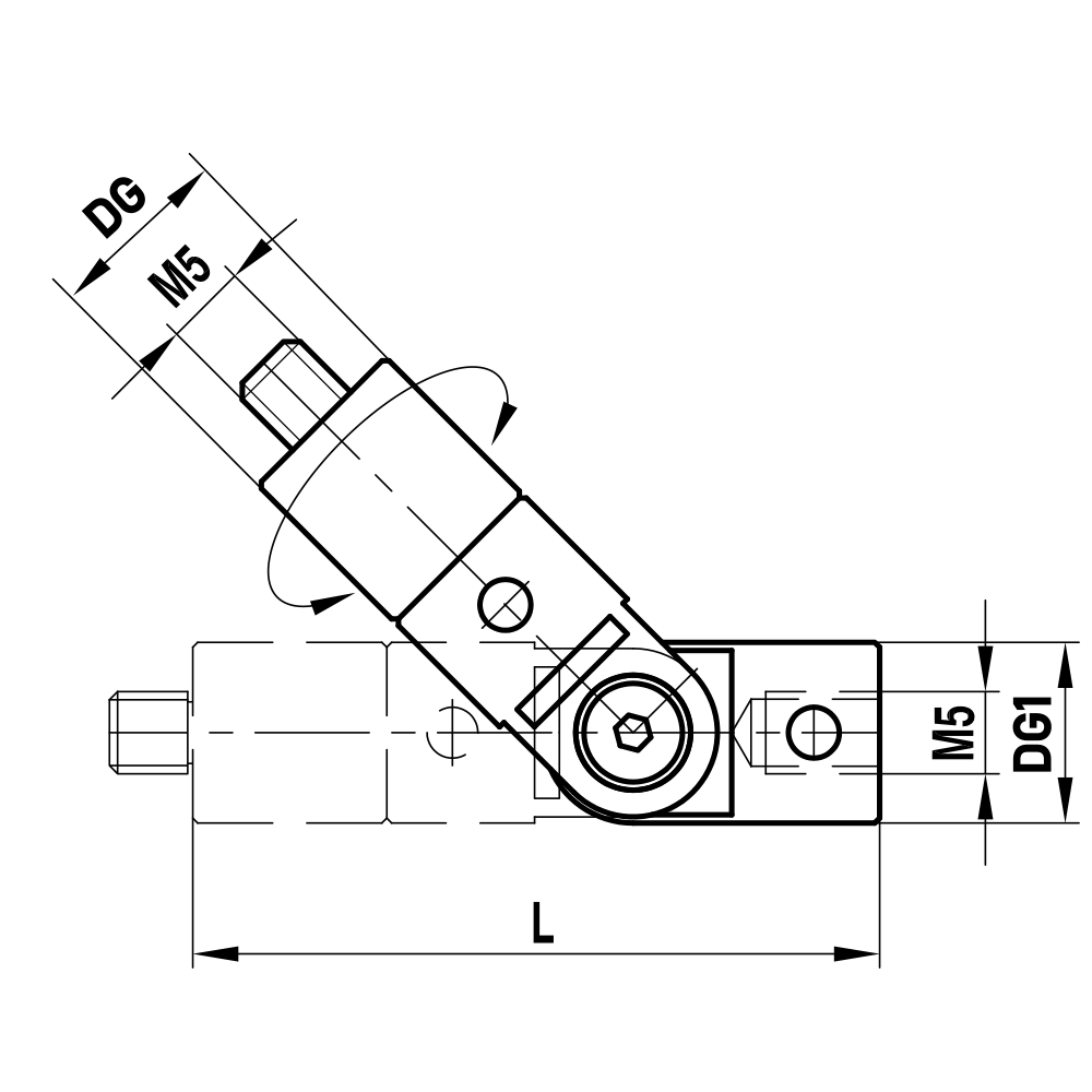 Zeichnung vom Produkt DG M5 000 11 051