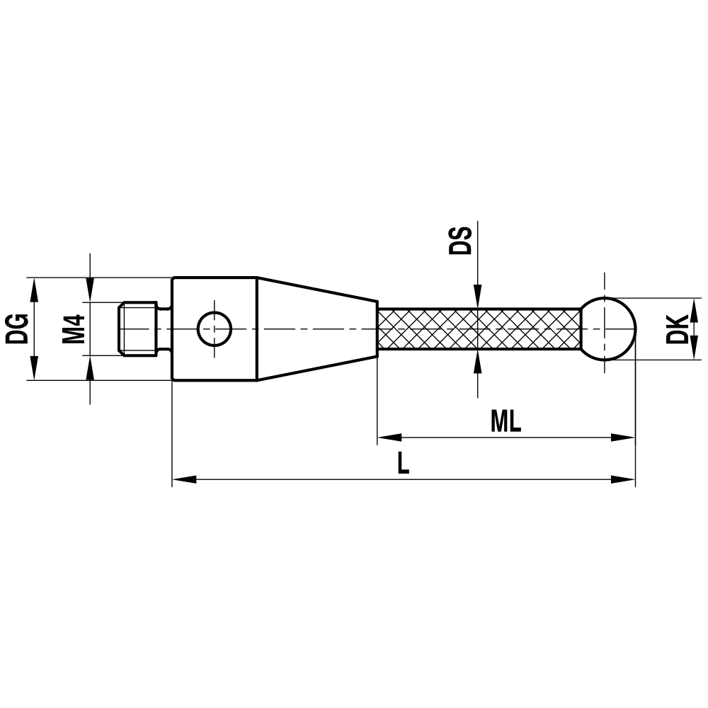 Zeichnung vom Produkt TC M4 Z60 07 203