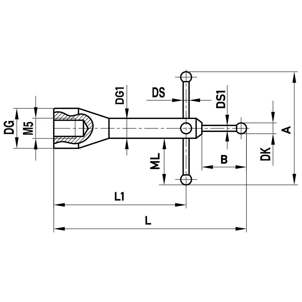 Zeichnung vom Produkt SA M5 050 19 080