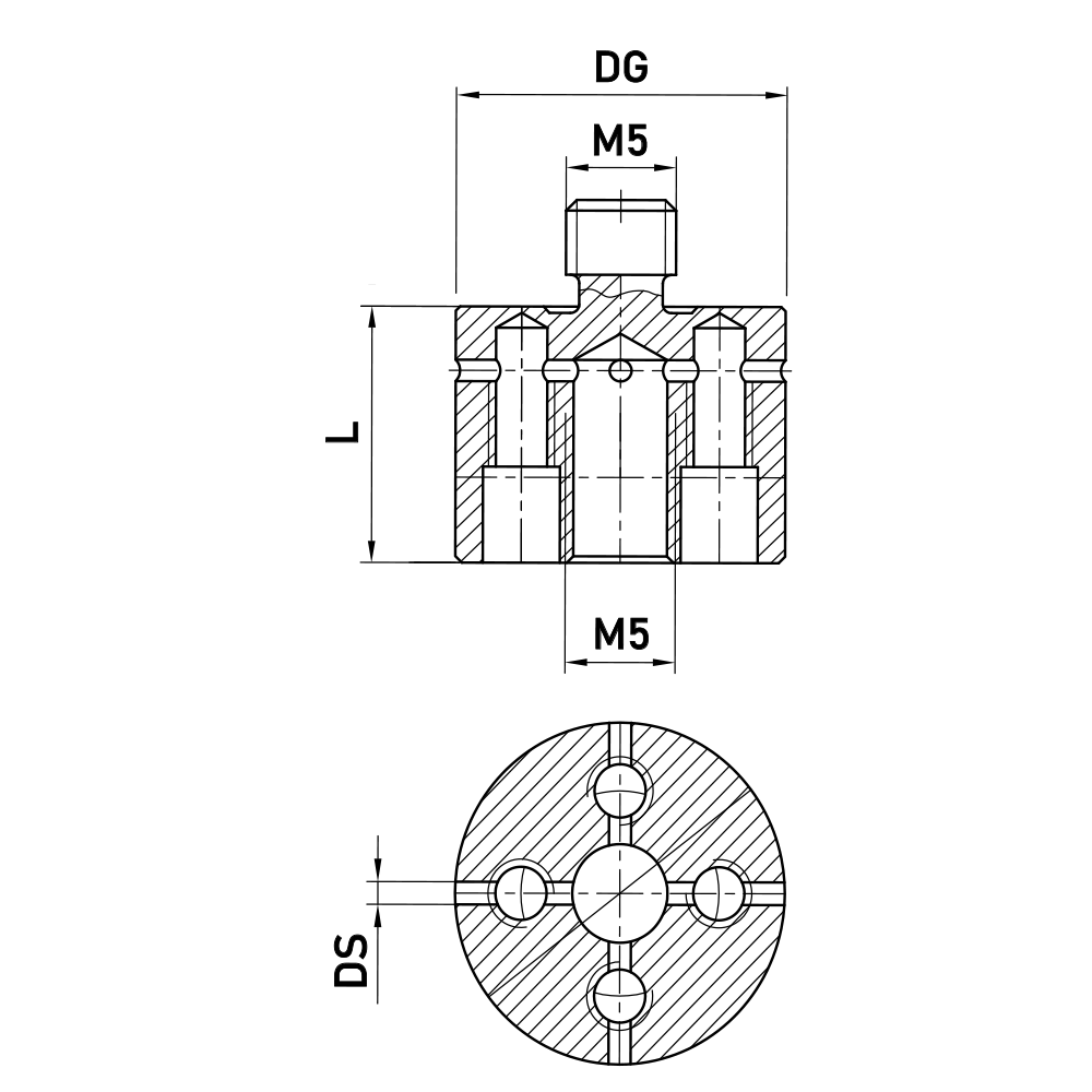 Zeichnung vom Produkt KH M5 000 15 012