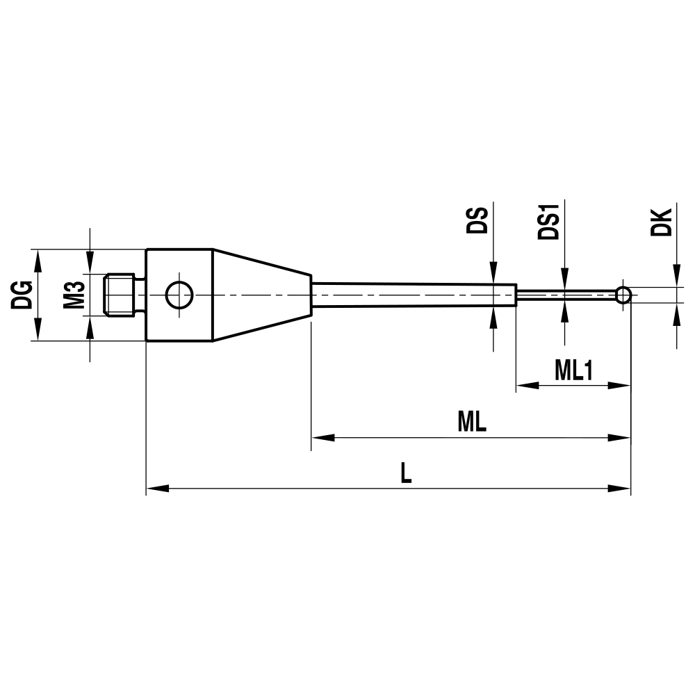 Zeichnung vom Produkt TH M3 006 05 017