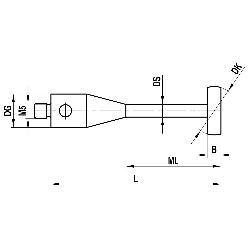 Zeichnung vom Produkt KH M5 080 12 056