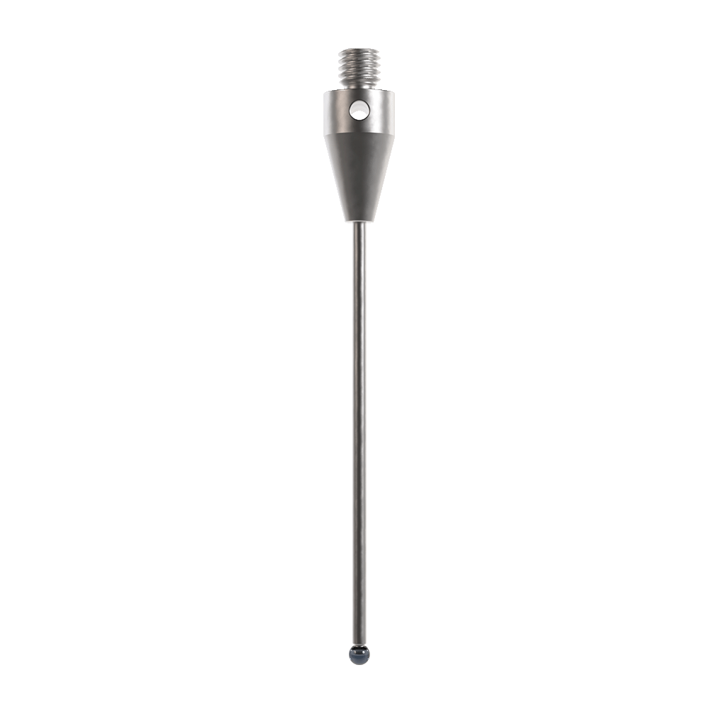 Straight Styli; base: titanium; stem: carbide; ball: diamond coated