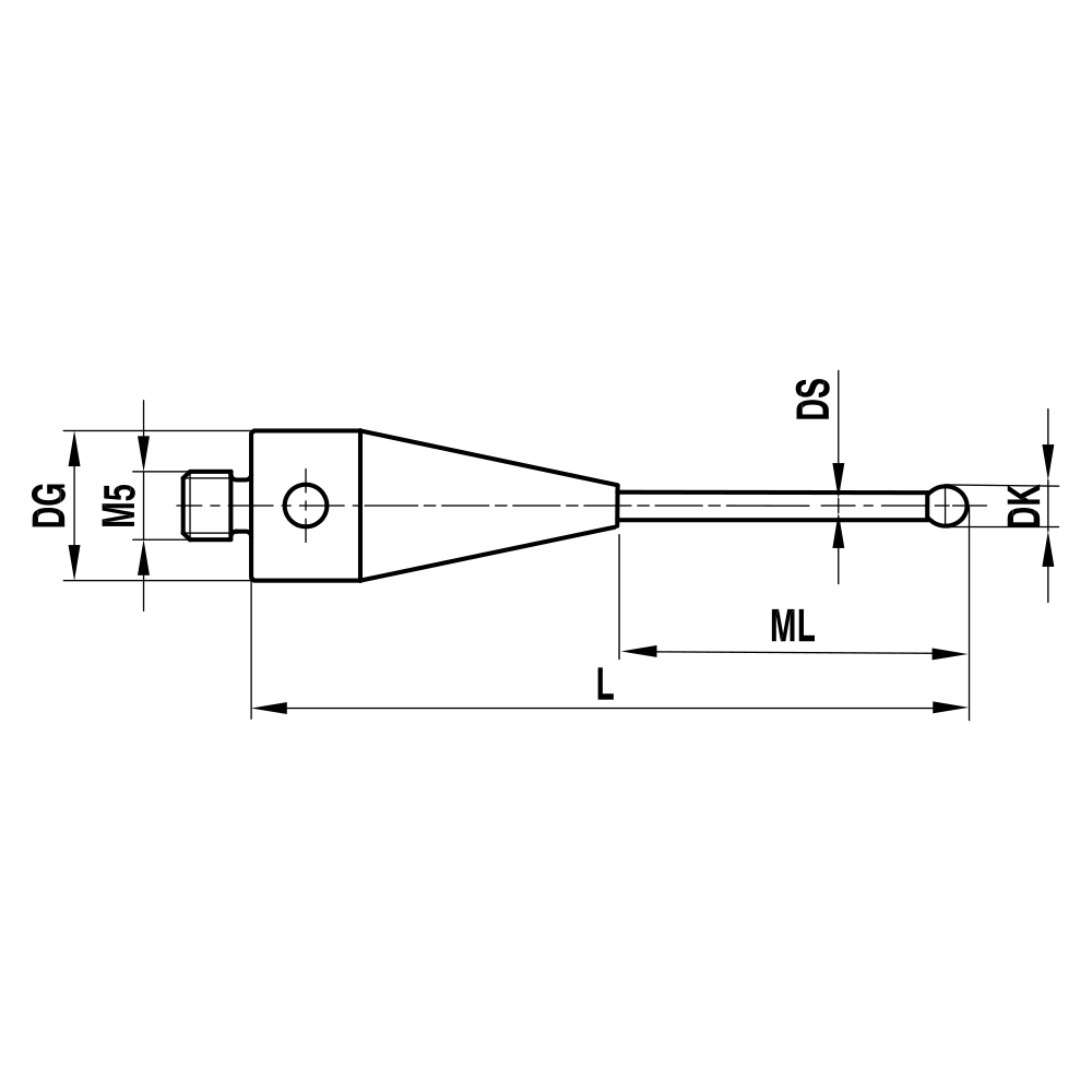 Zeichnung vom Produkt TH M5 030 10 101