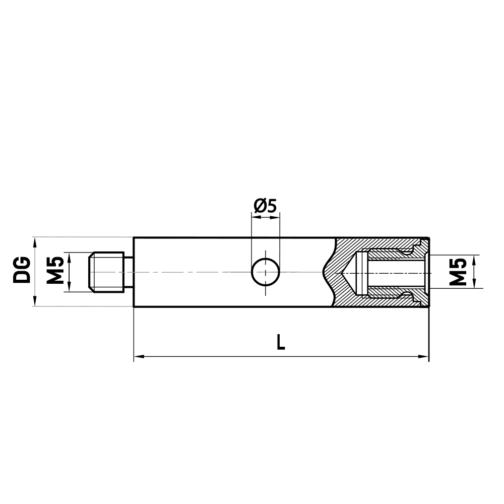 Zeichnung vom Produkt VA M5 000 11 040