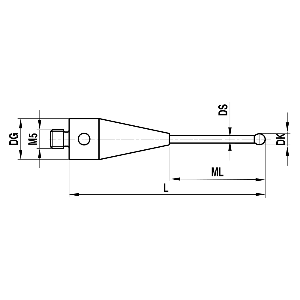 Zeichnung vom Produkt TH M5 020 10 021