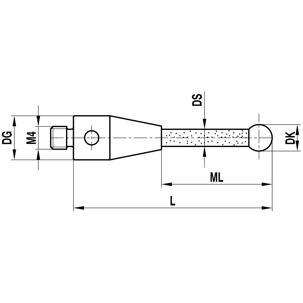 Zeichnung vom Produkt TK M4 S60 07 103