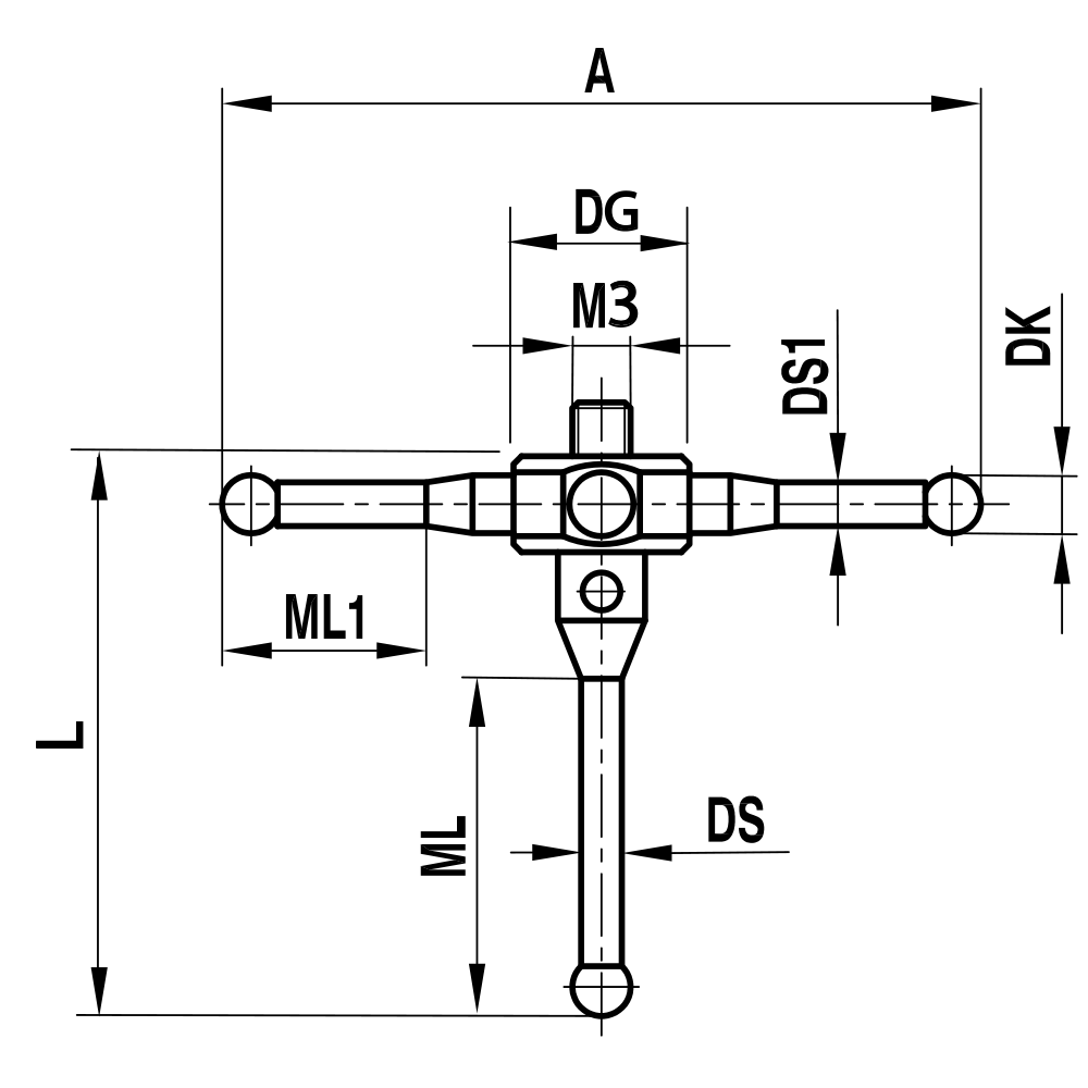 Zeichnung vom Produkt SI M3 020 07 032