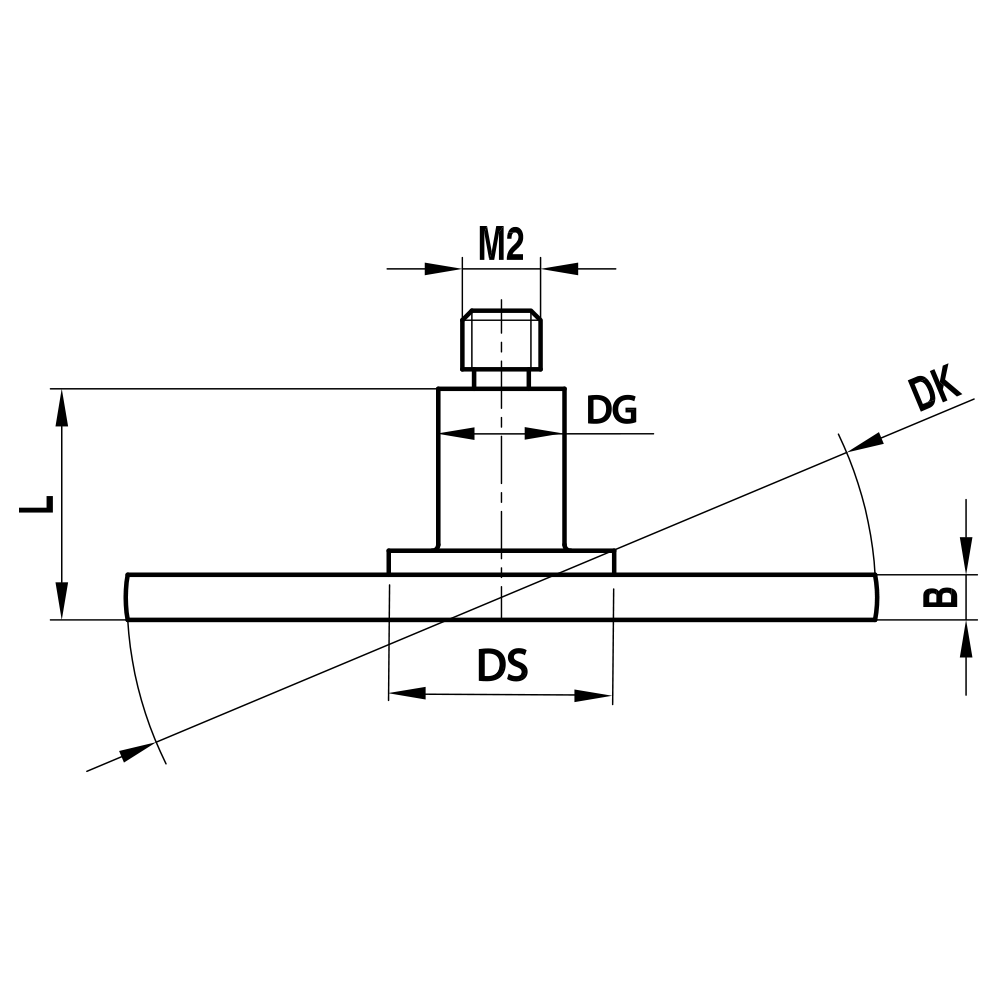 Zeichnung vom Produkt KI M2 200 25 005