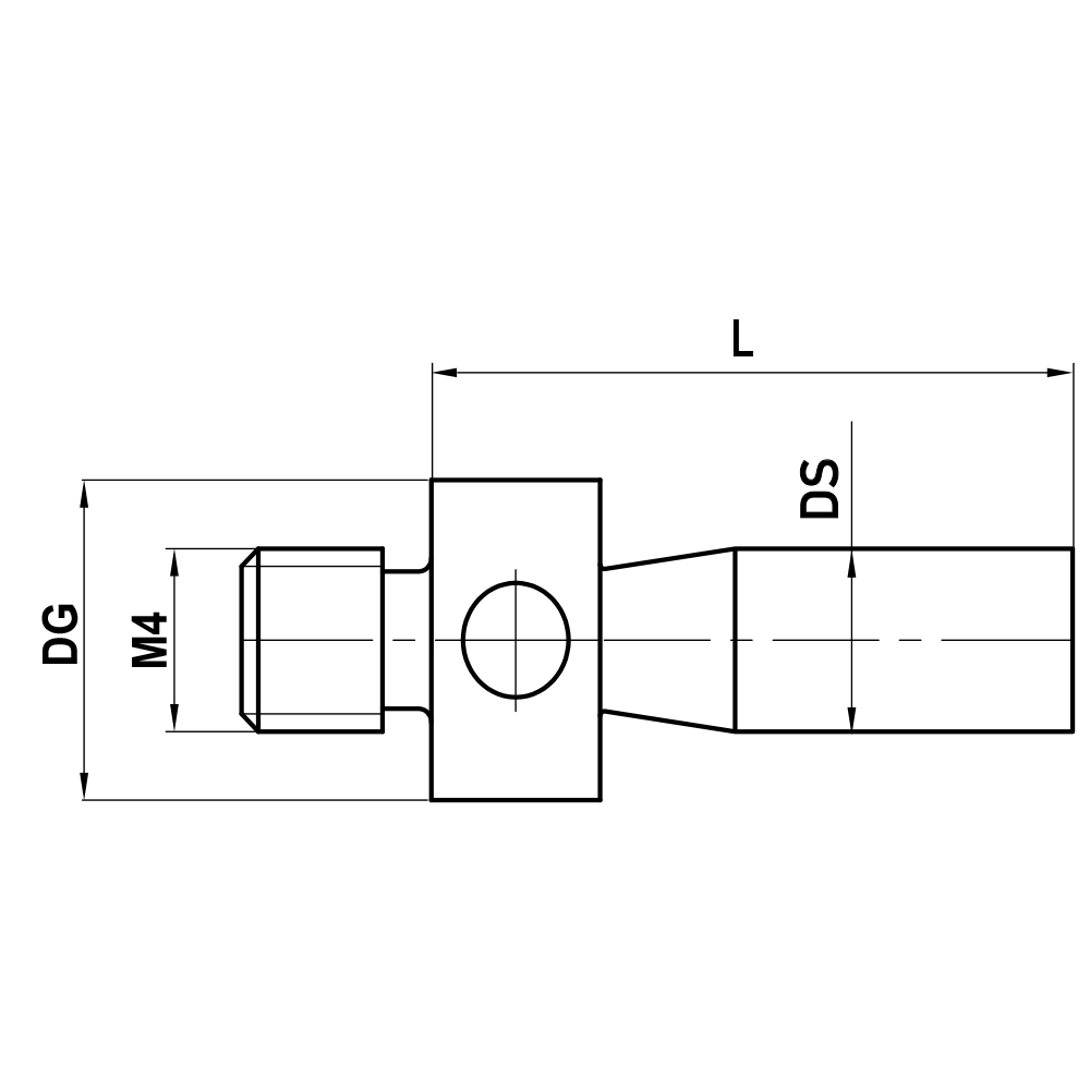 Zeichnung vom Produkt BI M4 000 07 009