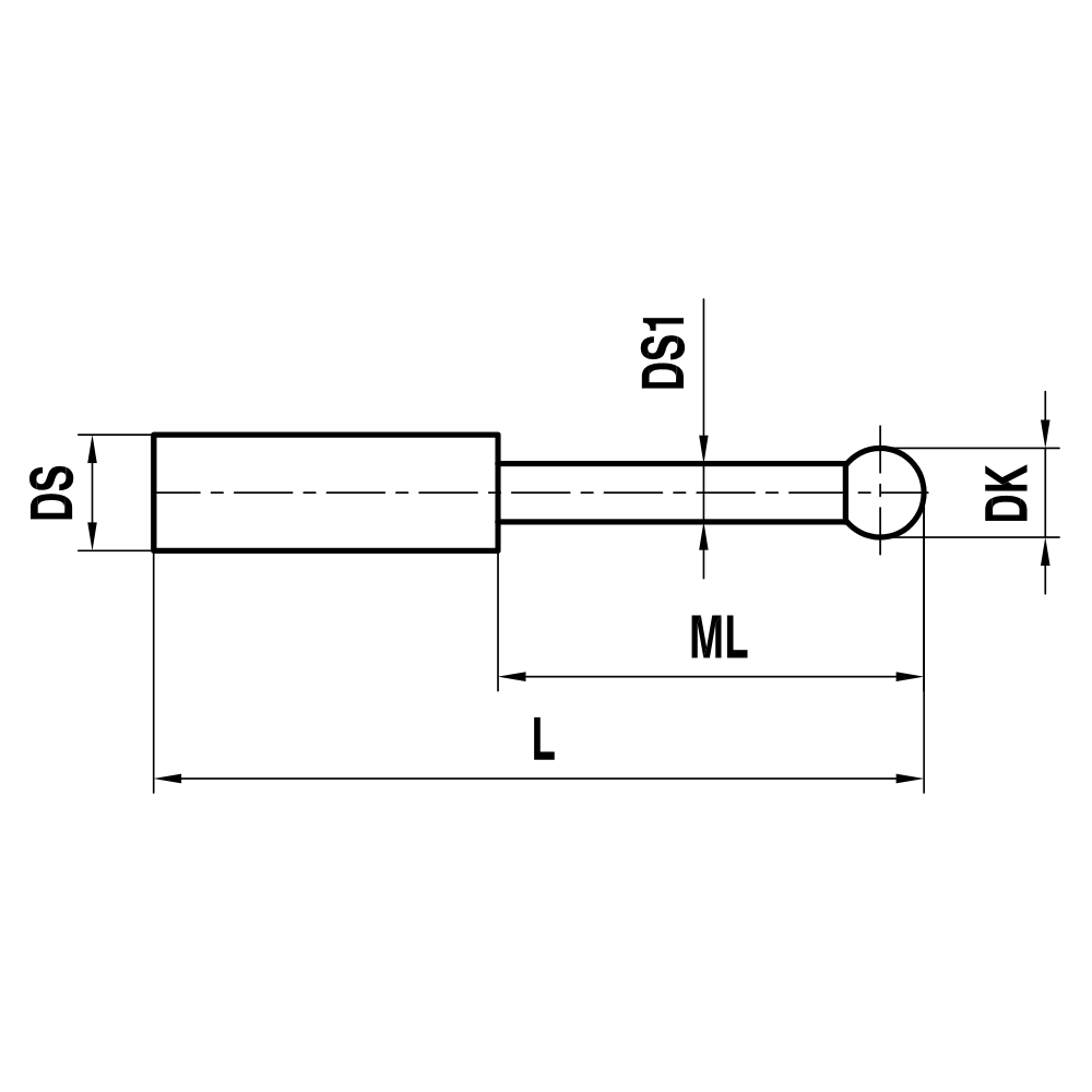 Zeichnung vom Produkt KT M5 005 01 015/65°