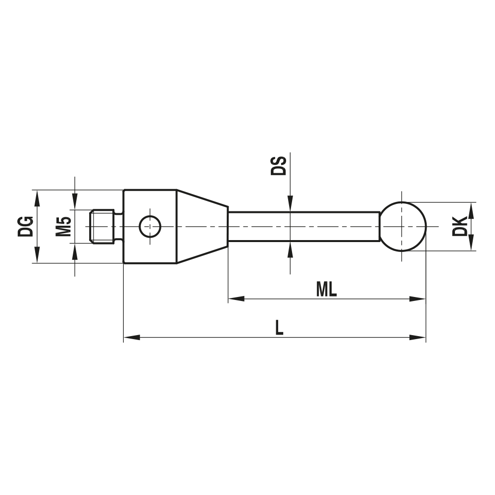 Zeichnung vom Produkt TH M5 R80 11 063