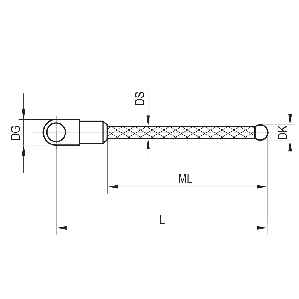 Zeichnung vom Produkt SC M3 030 05 040