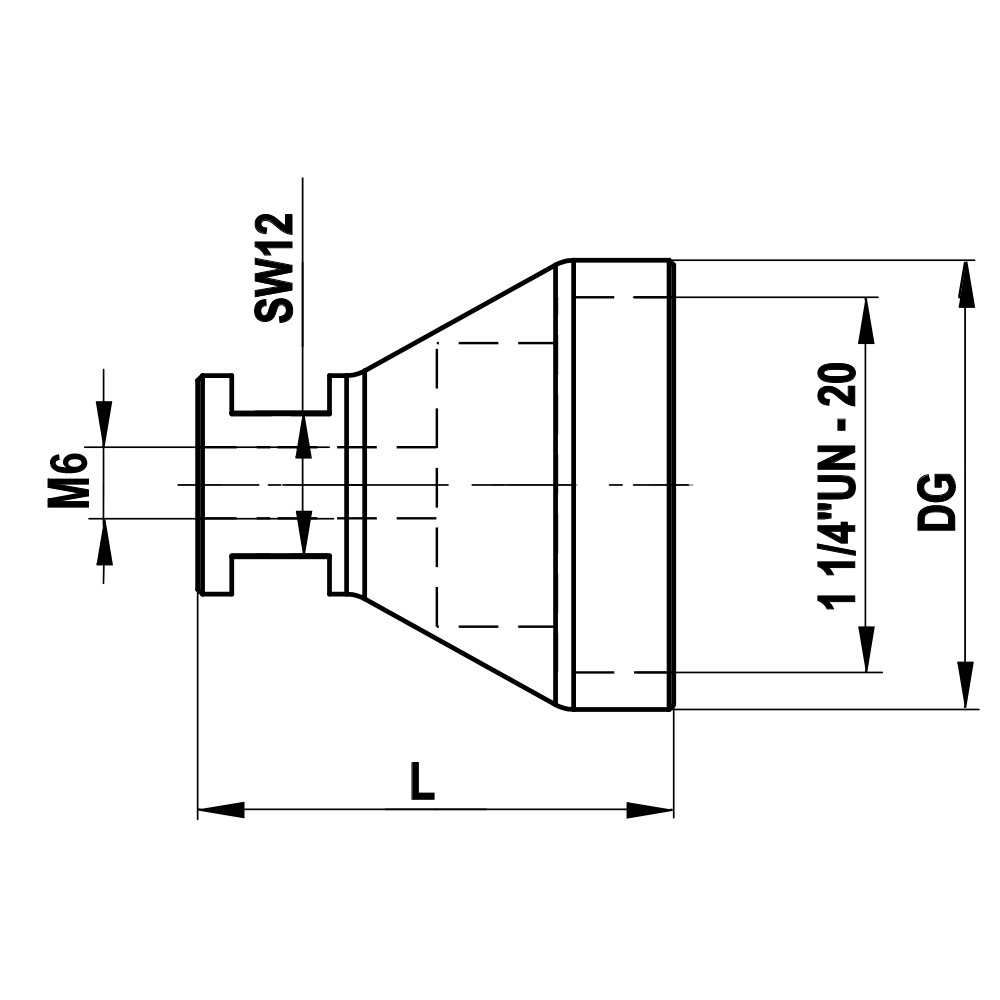 Zeichnung vom Produkt RIUN11/4M638039