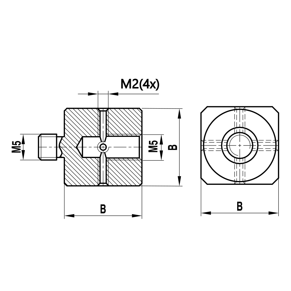 Zeichnung vom Produkt WT M5 0M2 15 000