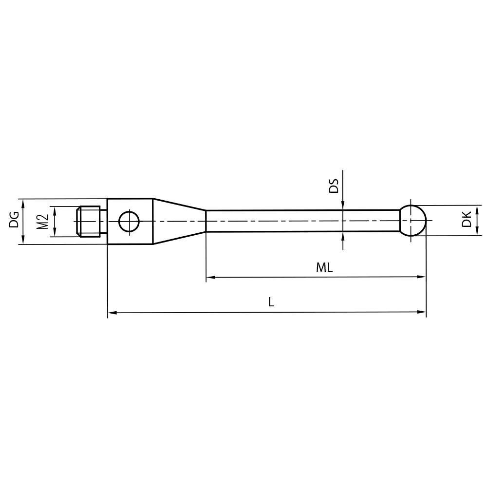 Zeichnung vom Produkt TI M2 030 03 011