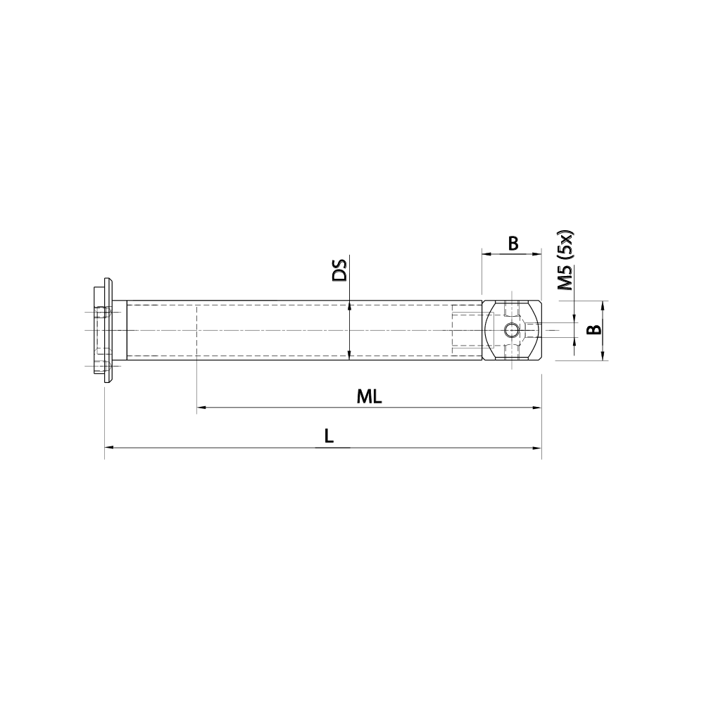 Zeichnung vom Produkt TV M5 TZ1 15 100