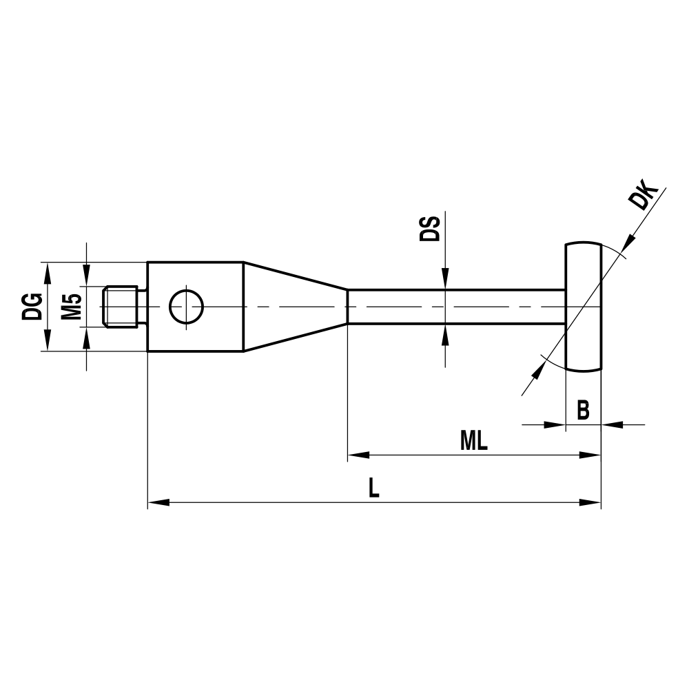 Zeichnung vom Produkt KH M5 100 12 046