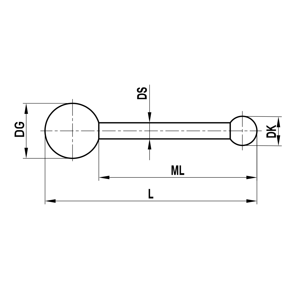 Zeichnung vom Produkt KK M5 020 15 028