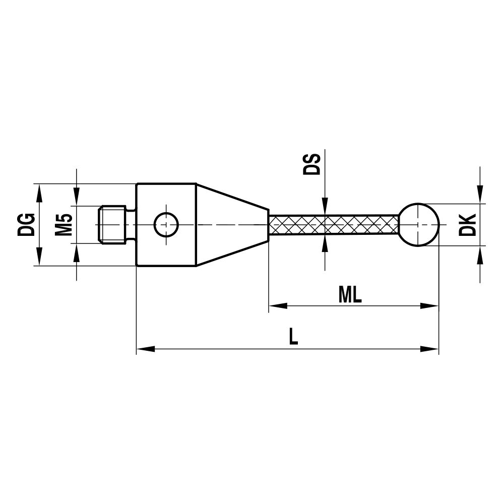 Zeichnung vom Produkt TC M5 080 10 104