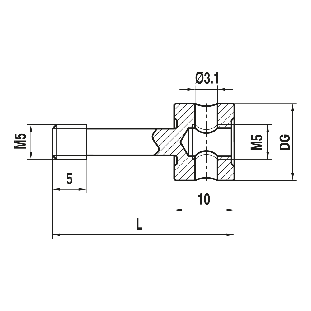 Drawing of product VT M5 SGO 11 010