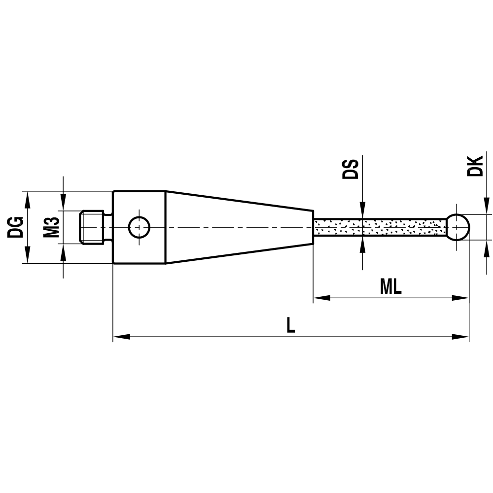 Zeichnung vom Produkt TK M3 050 04 032