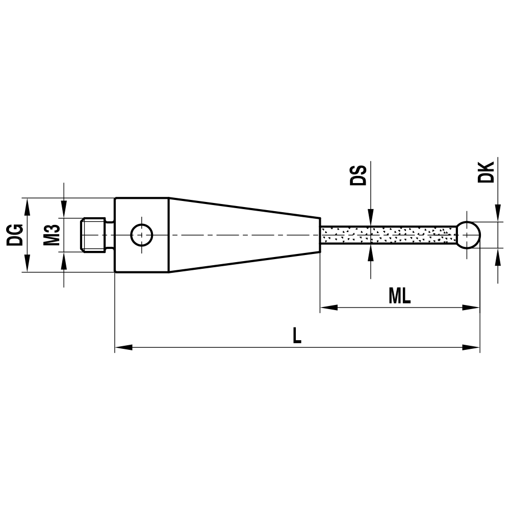 Zeichnung vom Produkt TK M3 S40 04 052