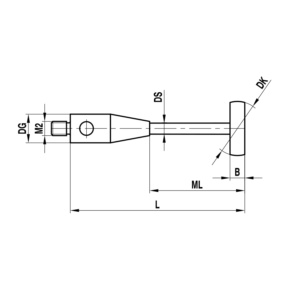 Zeichnung vom Produkt KK M2 080 03 032