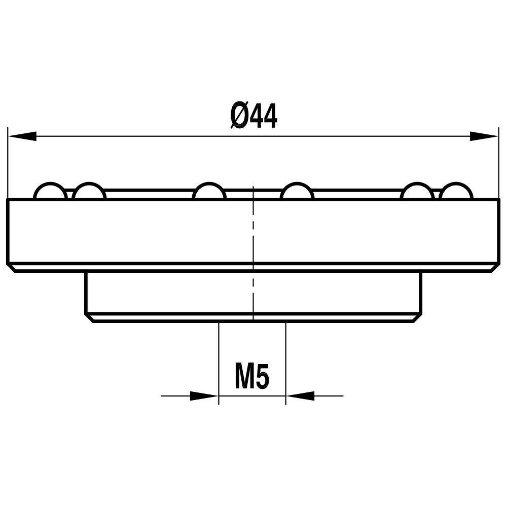 Zeichnung vom Produkt AT M5 SCH AL 001